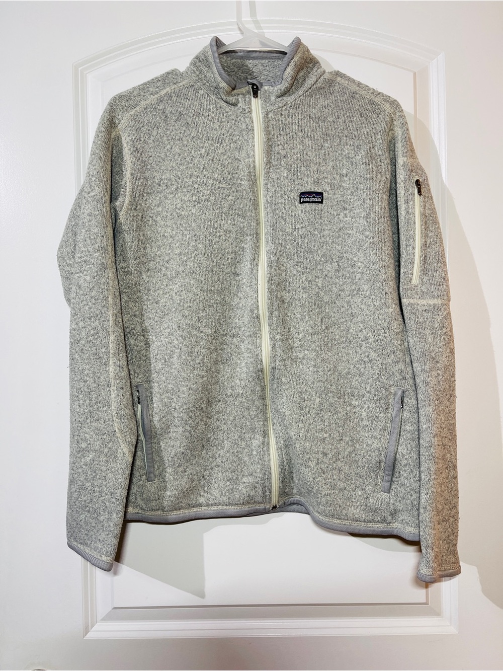 Patagonia Gray Full-Zip Fleece Jacket